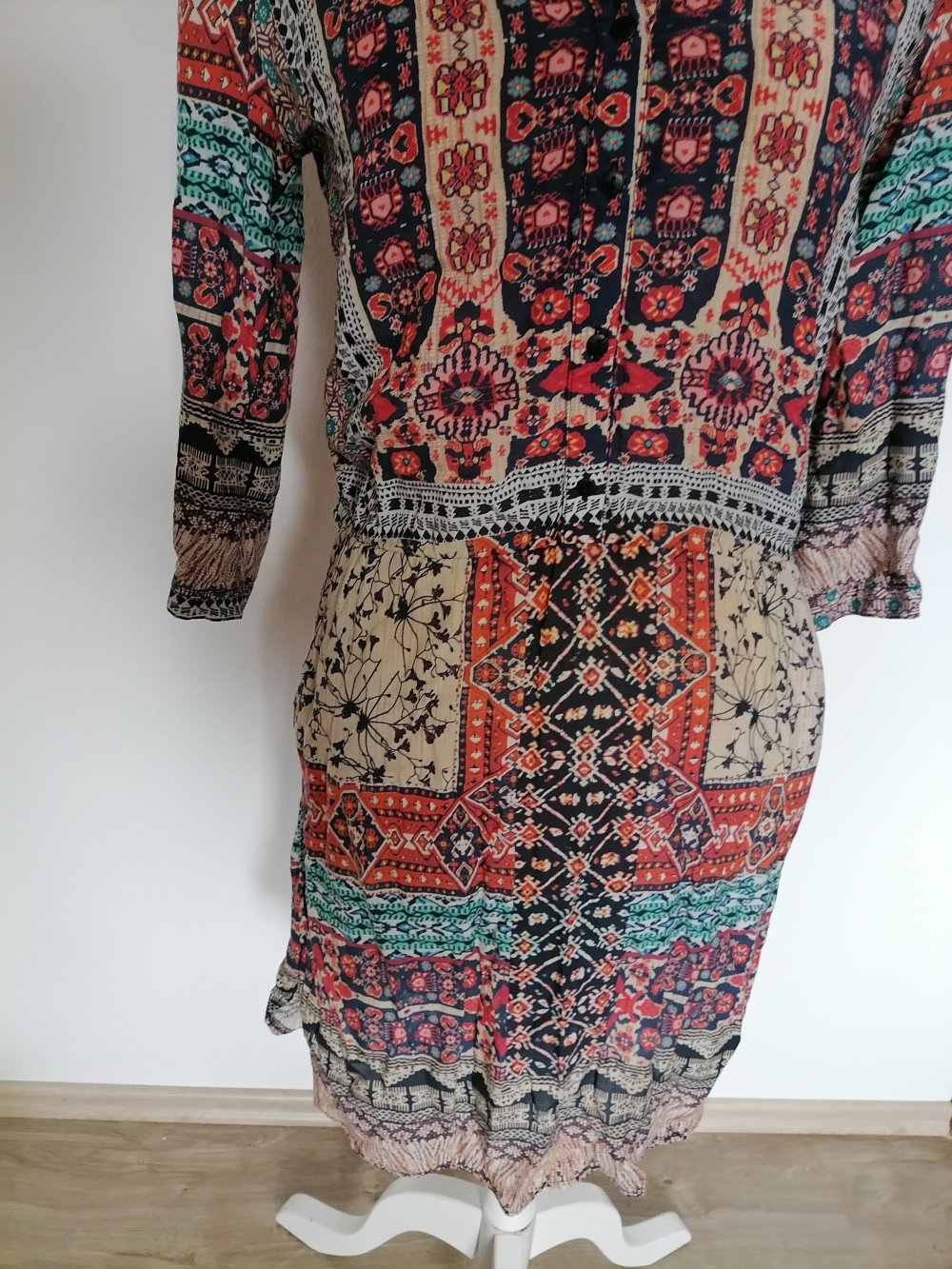 Buntes Kleid Orsay Gr. 34 36