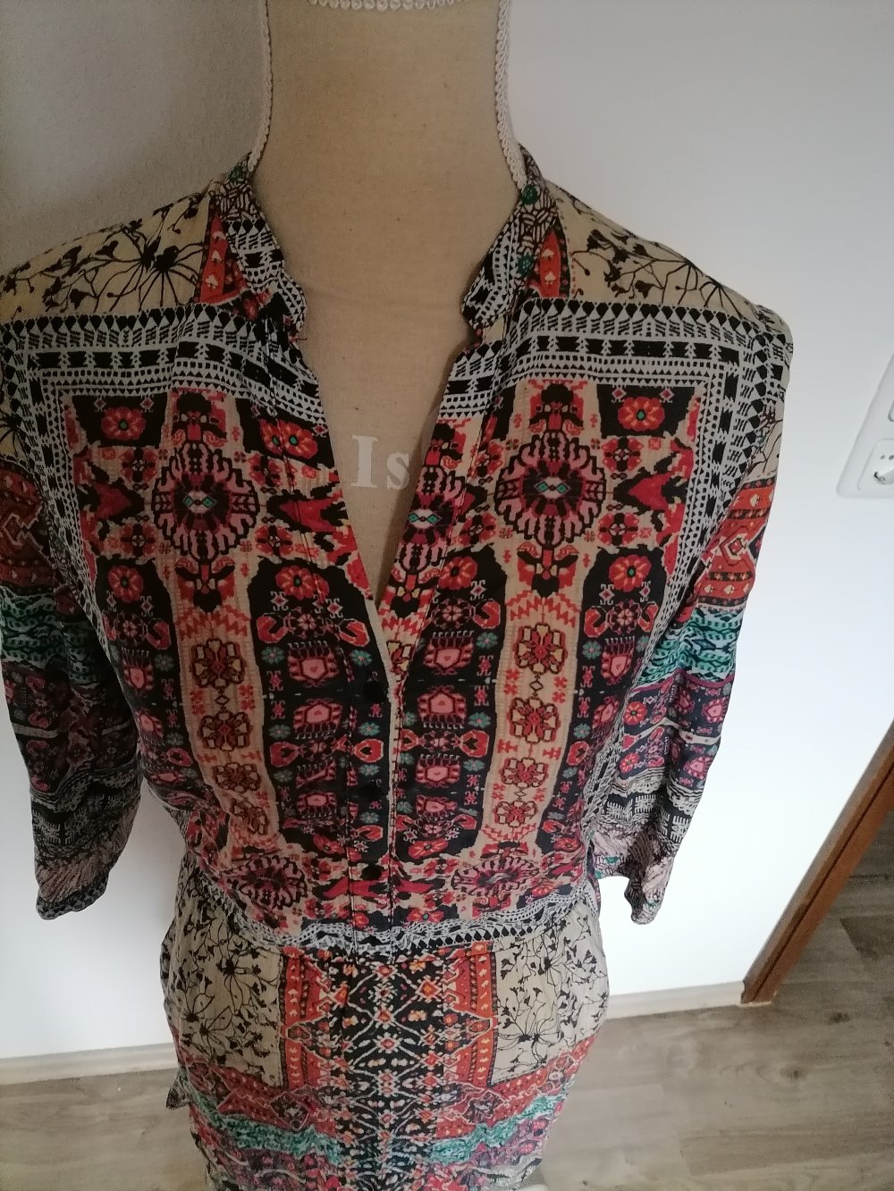 Buntes Kleid Orsay Gr. 34 36