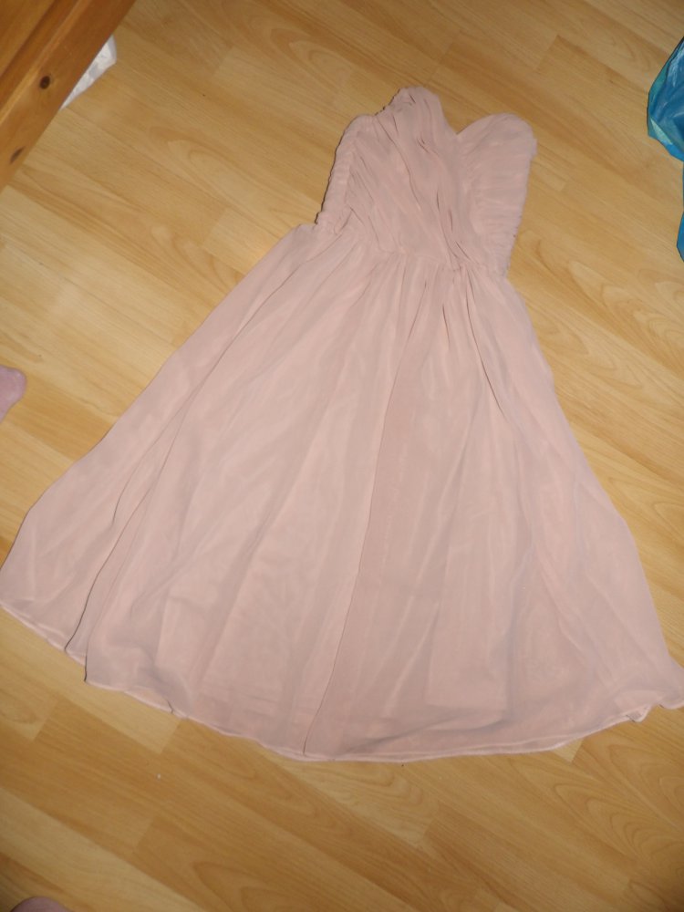 Kleid Asos Schulterfrei Hochzeit Taufe Fest Gr 34 XS