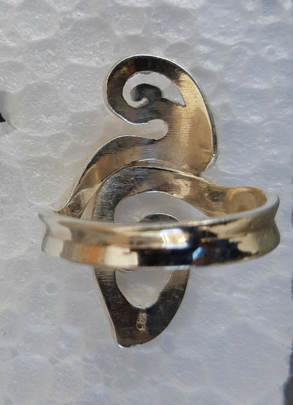 RING GROSS Echt Silber 925 Sterling Gr. 59 18,8mm / Länge 3cm NEU TOP TRAUM