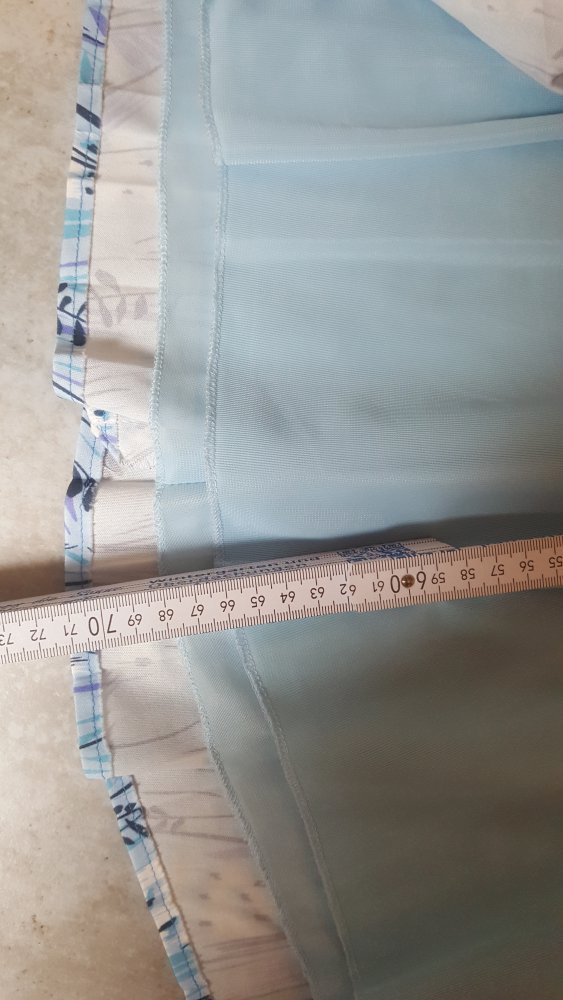 Rock Tellerrock Faltenrock Plisseerock Midirock Vintage Lover Shabby Retro 42 Ozeanblue A-Linie 