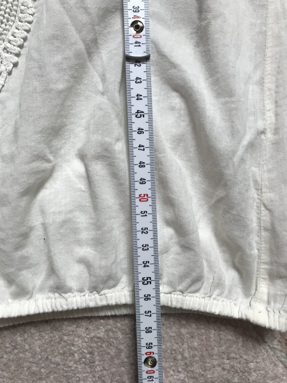 Shirt Spitze Creme 38/40 Ibiza Style Langarm Oberteil Yogi Tunika Transparent Folklore 