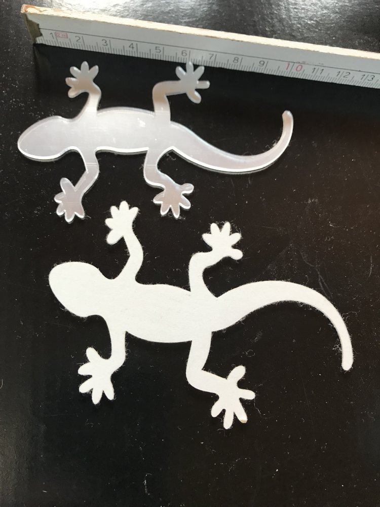 Gecco Spiegel Aufkleber Neu Wandtatoo Deko Design Jungle Motiv 