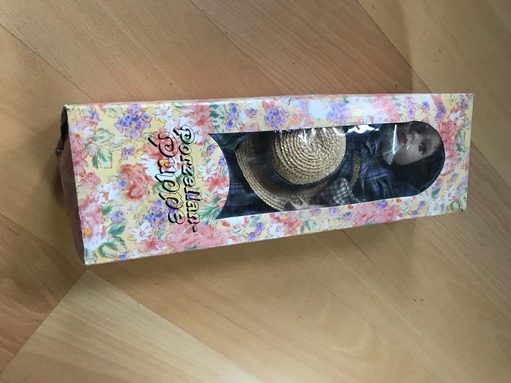 Deko Nostalgie Doll mit Keramikkopf Sammleredition Coquette Aesthetic Landhaus Cottage OVP