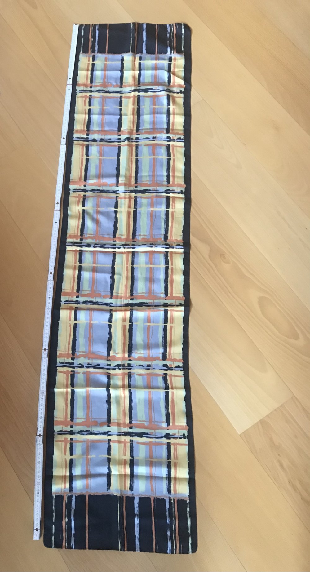 Schaltuch Retrodesign Inprint Tuch Foulard Schal Krawattentuch Italy Schal Pastell Vintage Unisex 