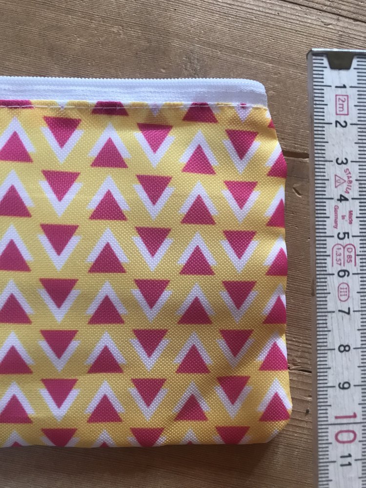 Organizer Täschchen Schminkbeutel Inbag Schmucktasche Kosmetikbox Zipperfach Retro neu 