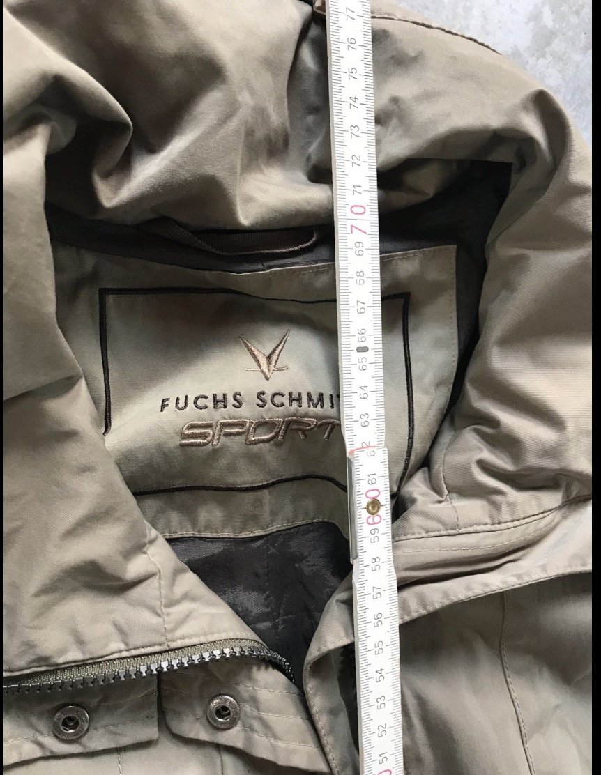 Manteljacke Trench Coat 46 Plussize Casual Parka Übergangsjacke Fuchs Schmitt Sports Canvas Outdoor Jacket Women Brand Markenware Spencer Timeless Mängel lesen 