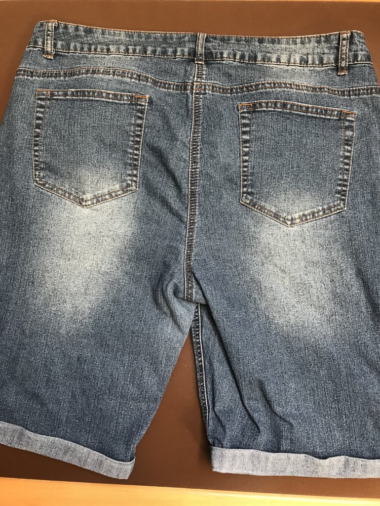 Jeans Short 44/46 Denim blue Glamour Pant 
