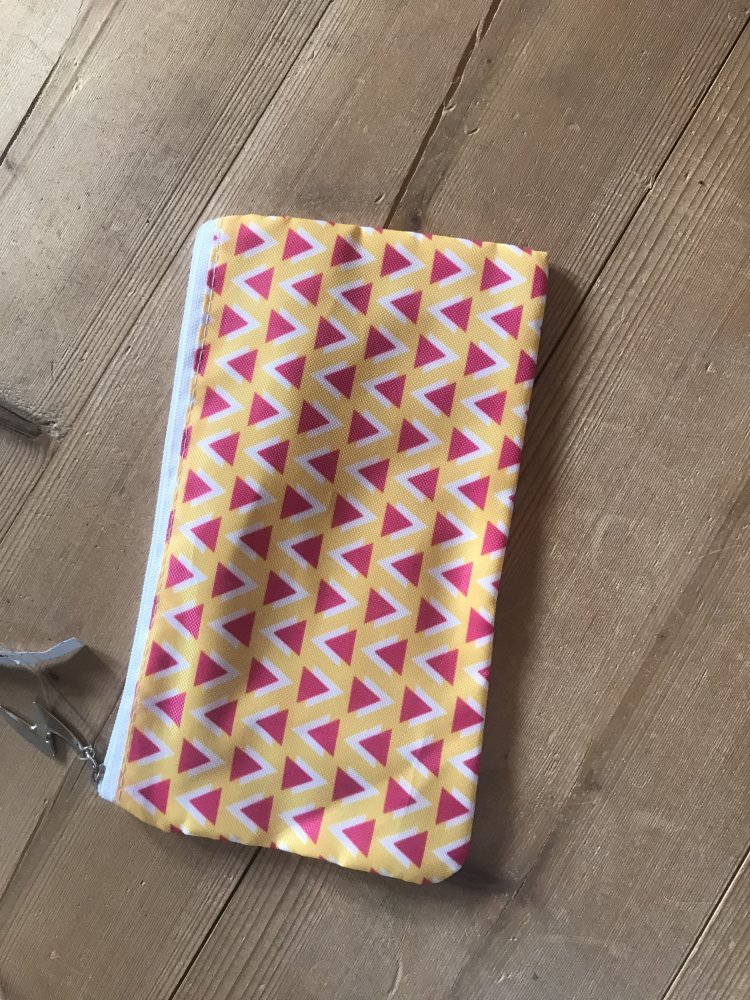 Organizer Täschchen Schminkbeutel Inbag Schmucktasche Kosmetikbox Zipperfach Retro neu 