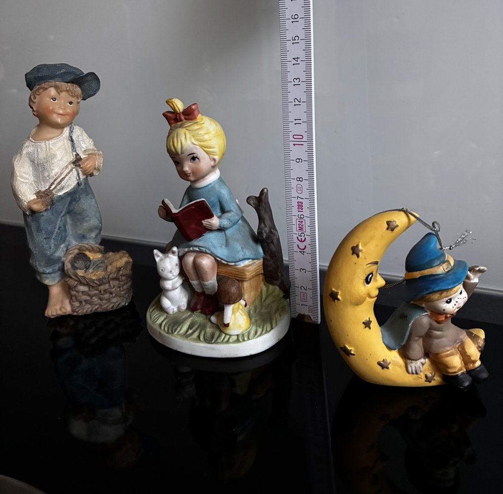 Figur Deko Sammlerfigur Retro kleine Kinderfiguren Elfe 