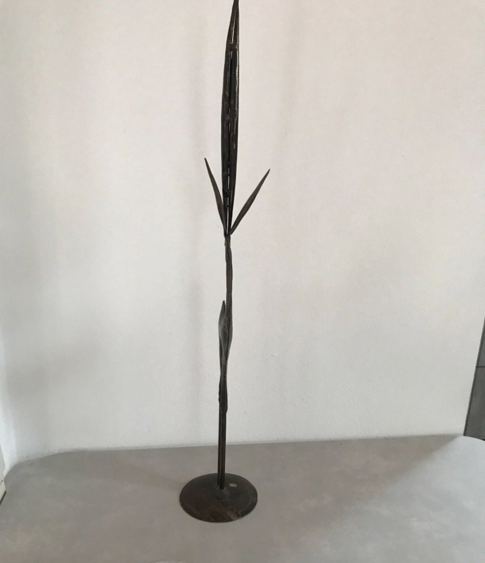 Gazelle Kunsthandwerk Filigran Unikat Metall Deko Schmuckständer Vintage Look Design rostbraun gebürstet 