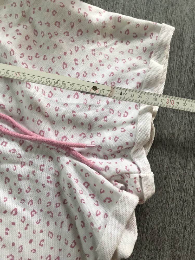 Short 42/L Pantie Neu ungetragen kurze Hose Pant Hotpant Jersey Leoprint Rosé 