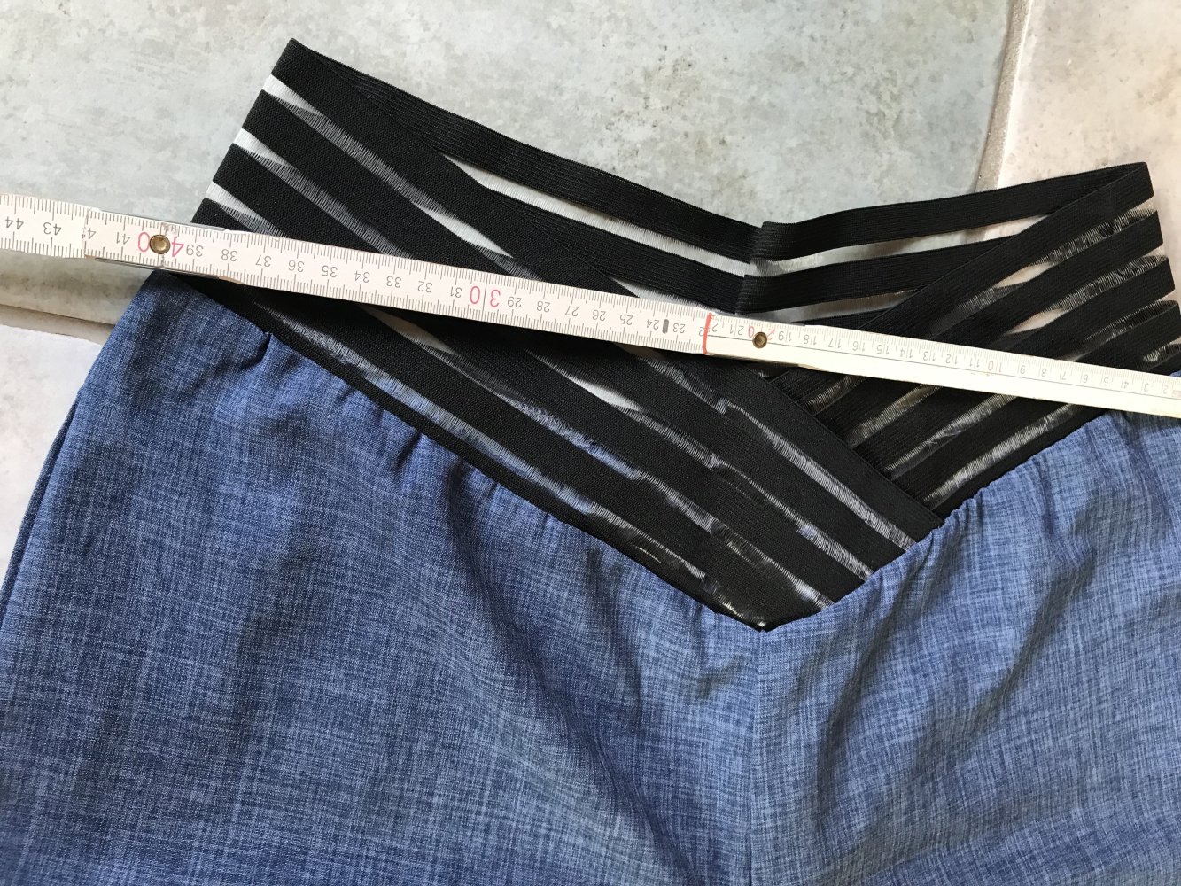 Pantalon Hose Palazzo Marlene Hose XL Sommer Stoffhose legere Yogi Schlaghose Onesize Highwaist V-Bund 