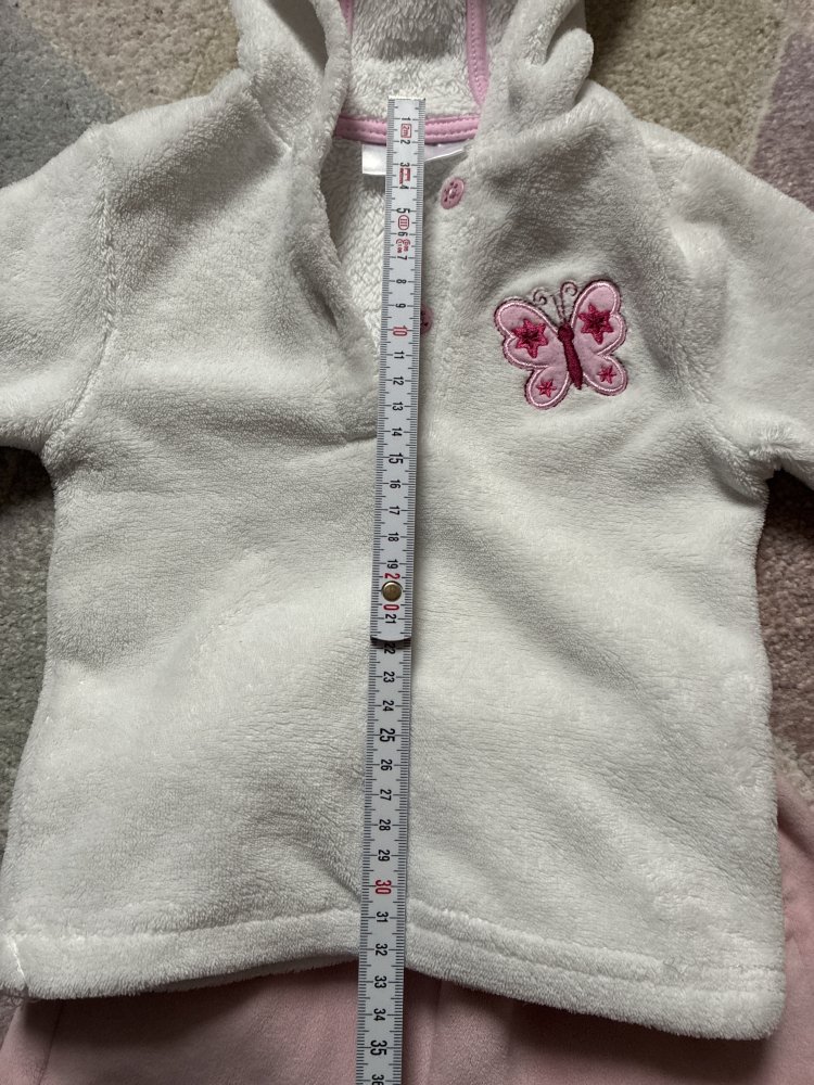 Hoodie Kapuzensweater Kuschel Oberteil Mängel Kapuzenpulli 86 Girlie Teddyfell Used Fleece Überzieher Jumperjacke 
