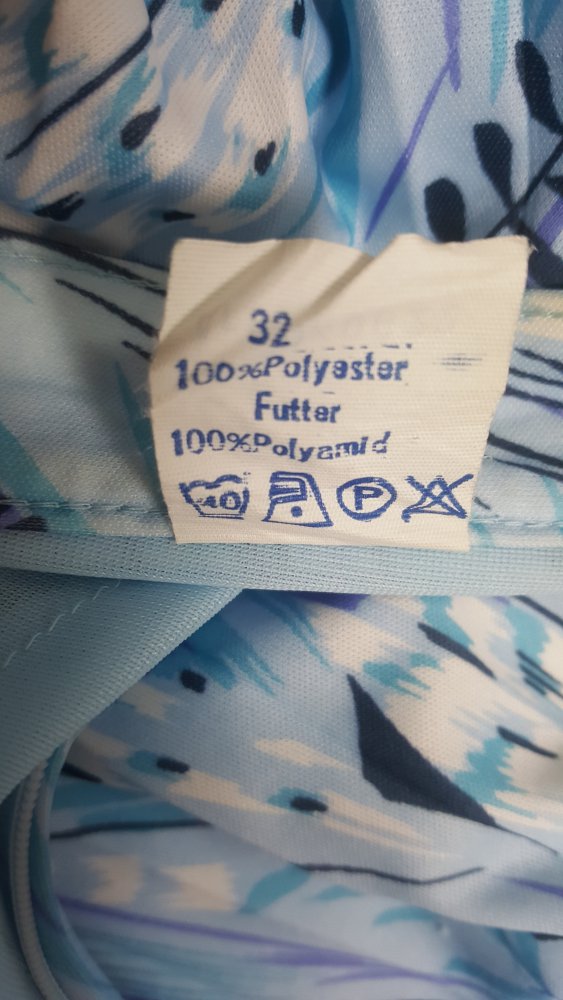 Rock Tellerrock Faltenrock Plisseerock Midirock Vintage Lover Shabby Retro 42 Ozeanblue A-Linie 