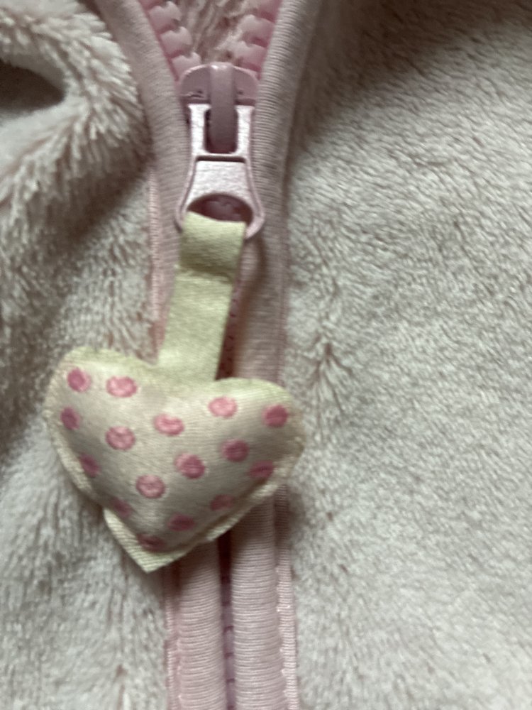 Baby Jacke Fleece 56 Girlie Kapuzen Kuscheljacke Sweetie Zipperweste