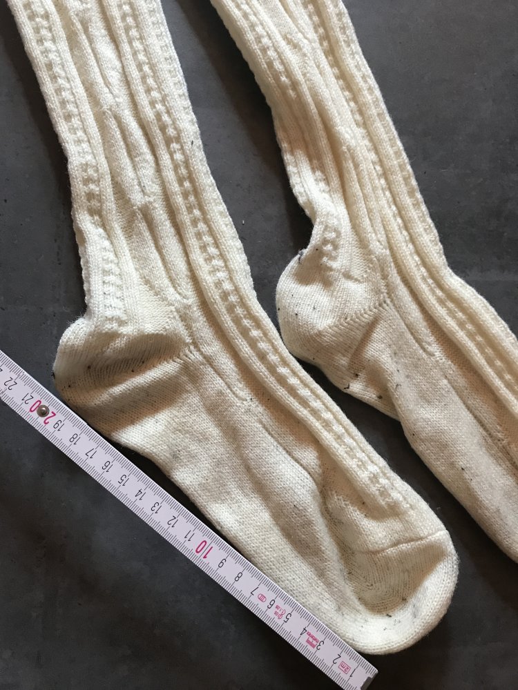 Kniestrümpfe Folklore Grobstrick Cremebeige Zopfmuster Mix Tracht Strickmuster Tracht 42 Oktoberfest Bayuvar Kostüm Usedlook Strickmuster Vintagelove lesen