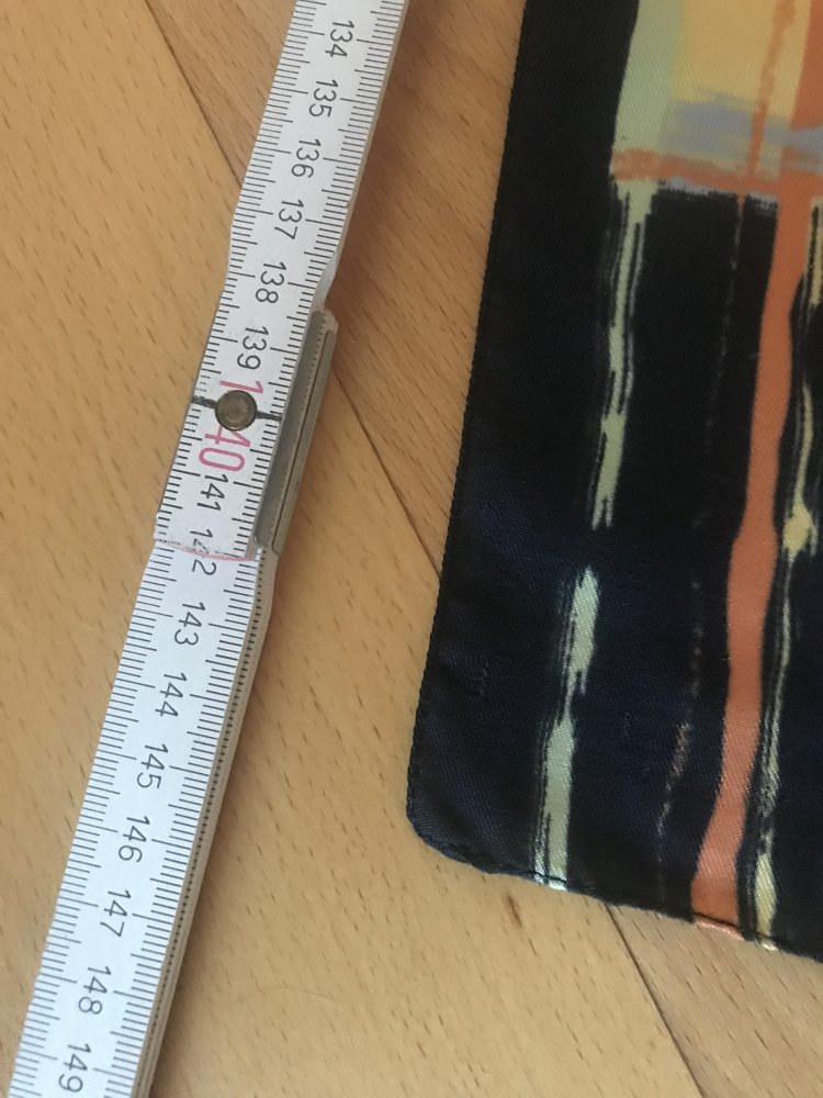 Schaltuch Retrodesign Inprint Tuch Foulard Schal Krawattentuch Italy Schal Pastell Vintage Unisex 