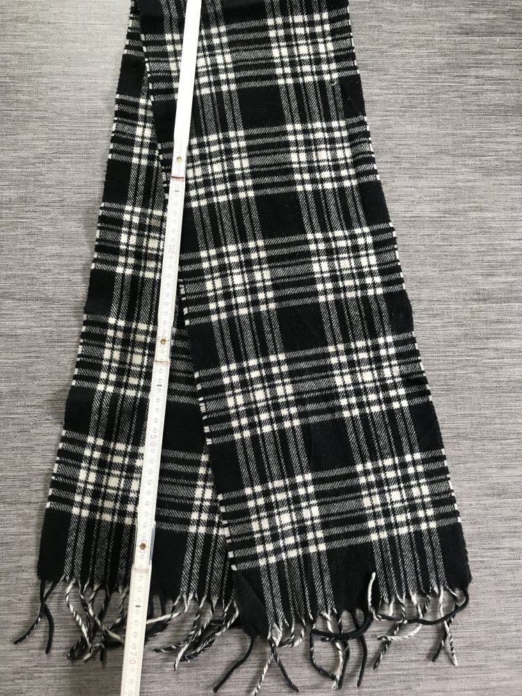 Wolleschal Tartan Mantelschal Unisex Vintage Ska Webmuster Strick Gatsby Multicolor Karo Schal Pepita Fransen Kragenschal