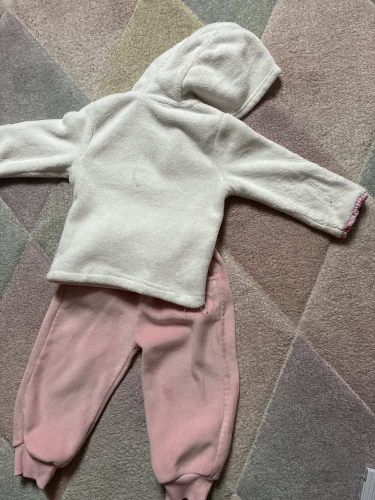 Hoodie Kapuzensweater Kuschel Oberteil Mängel Kapuzenpulli 86 Girlie Teddyfell Used Fleece Überzieher Jumperjacke 