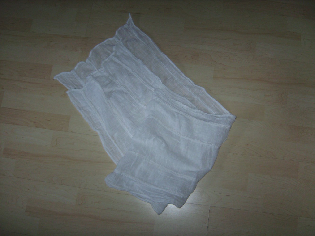 Halstuch, Schal, Leinenoptik, Shabby Retro weiss, Landhaus Style, Tuch weiß, Schaltuch , Leinentuch Tracht