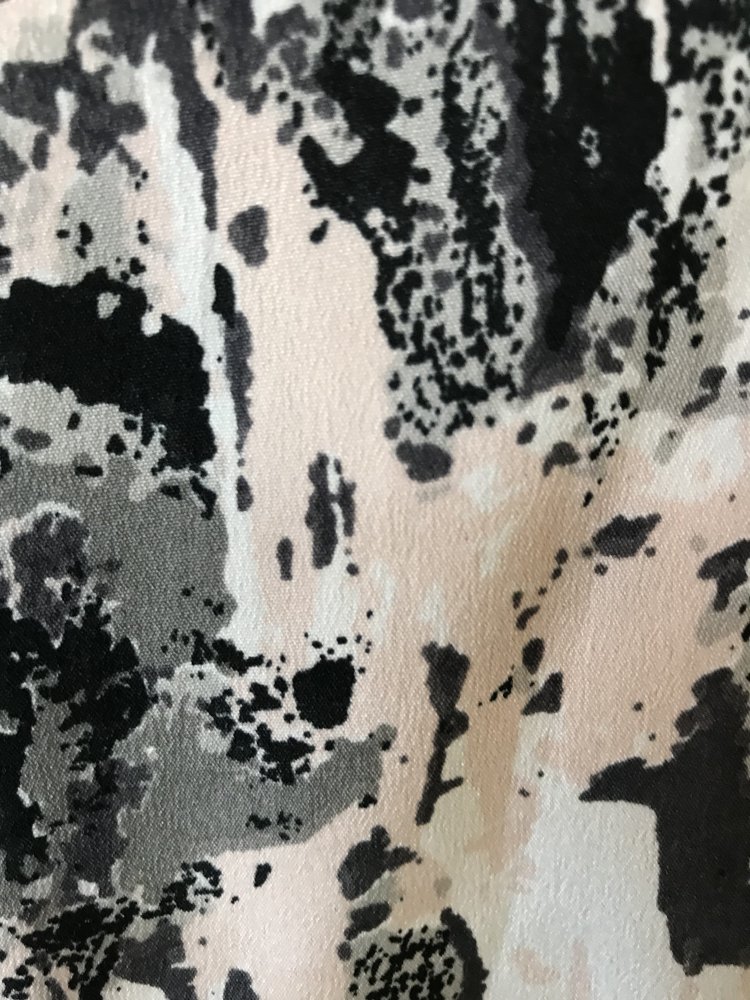 Tunika Ärmellos S / 36 Blusentop Vero Moda Oberteil Shirt Bluse Abstract Grey Buissiness Ärmellos