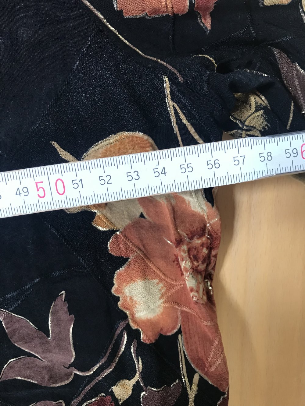 Bluse Hemdbluse 46/48 Walbusch Festlich Kragenbluse Langarm Blumenprint Fleur Glitzer 