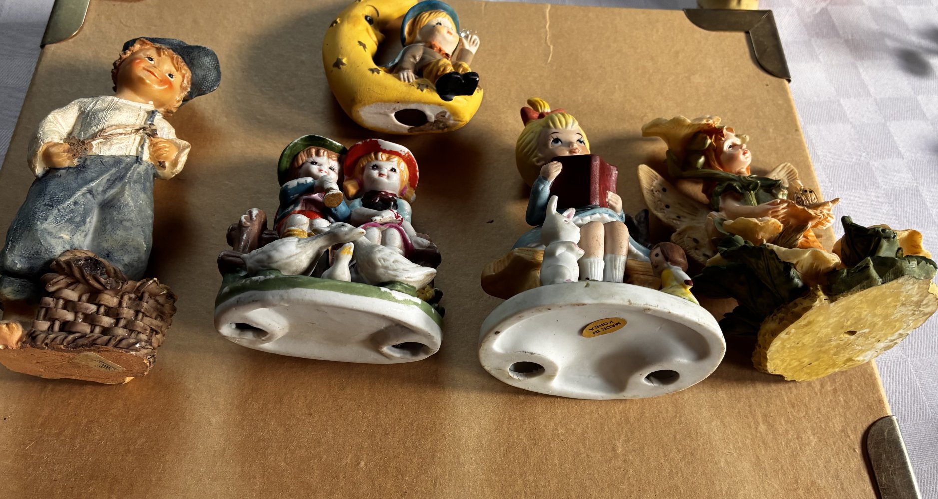 Figur Deko Sammlerfigur Retro kleine Kinderfiguren Elfe 