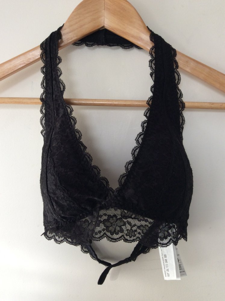 Neckholder Bralette mit Spitze