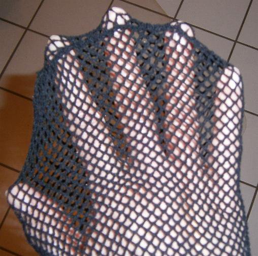 Netzstrumpfhose von Leg Avenue hinten offen, Gr. ca. 34-40