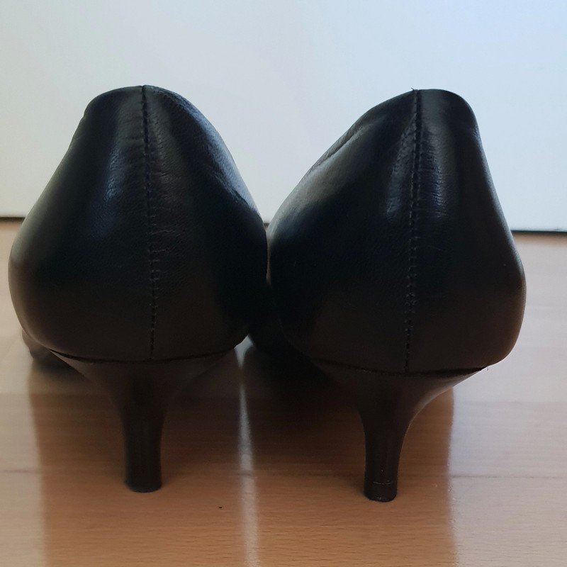 You Know Leder Pumps in schwarz Gr. 38