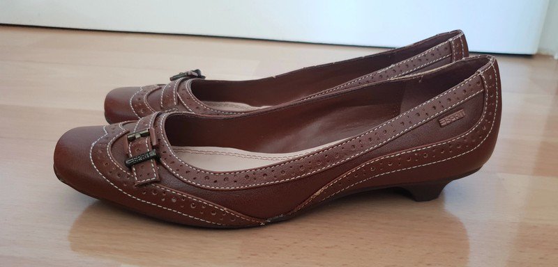 Esprit Ballerinas Pumps in braun-beige Gr. 38 NEU NP 59,95€