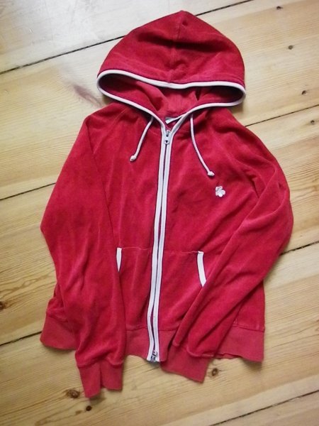 Rote Jacke / Strickjacke gr. 40