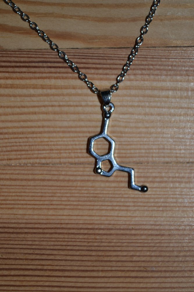 Chemie Schmuck Kette Serotonin 