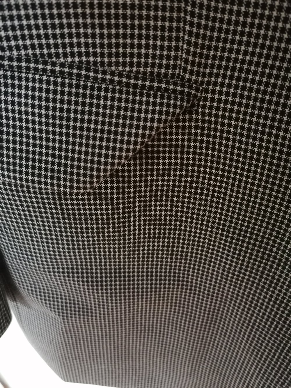 Sakko Jackett schwarz beige gemustert Gr. 102 ?