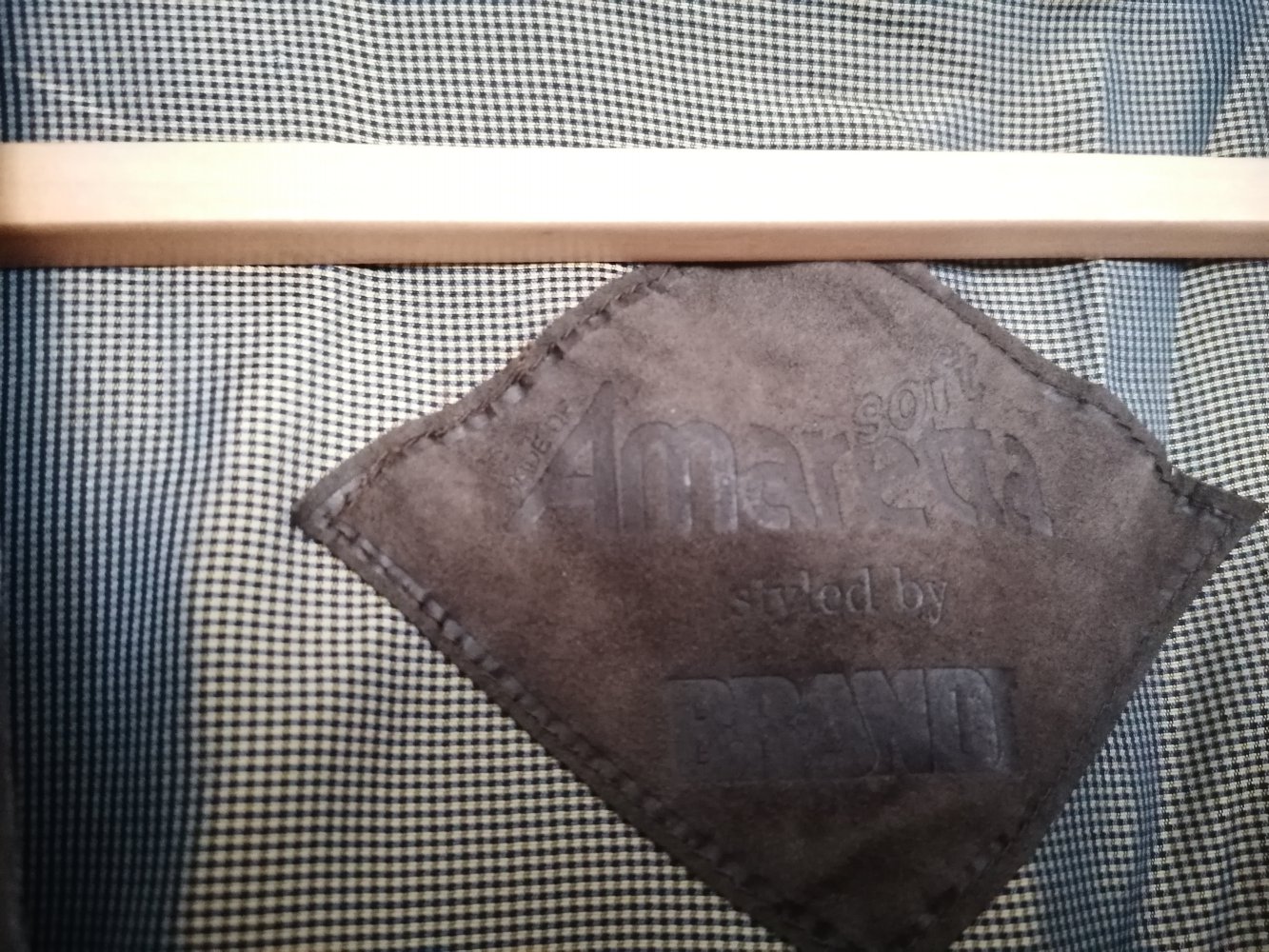 Jacke Herrenjacke braun in wildlederoptik Amaretta soft Brandt Gr. 30