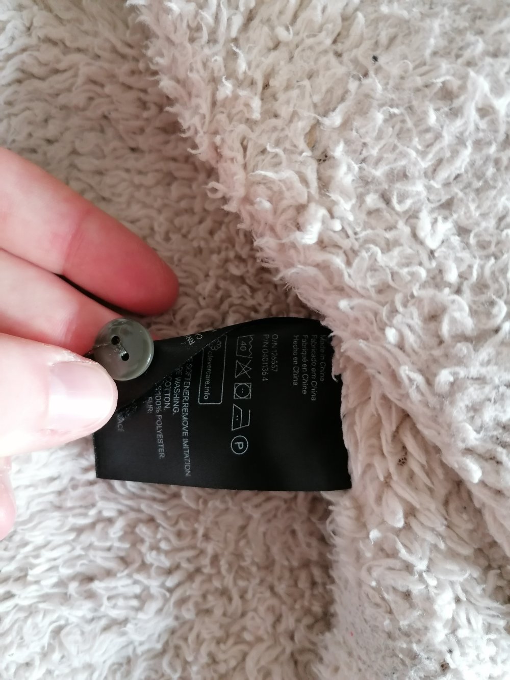 Parka Jacke Mantel gefüttert olivgrün grün khaki Gr. 42 H&M