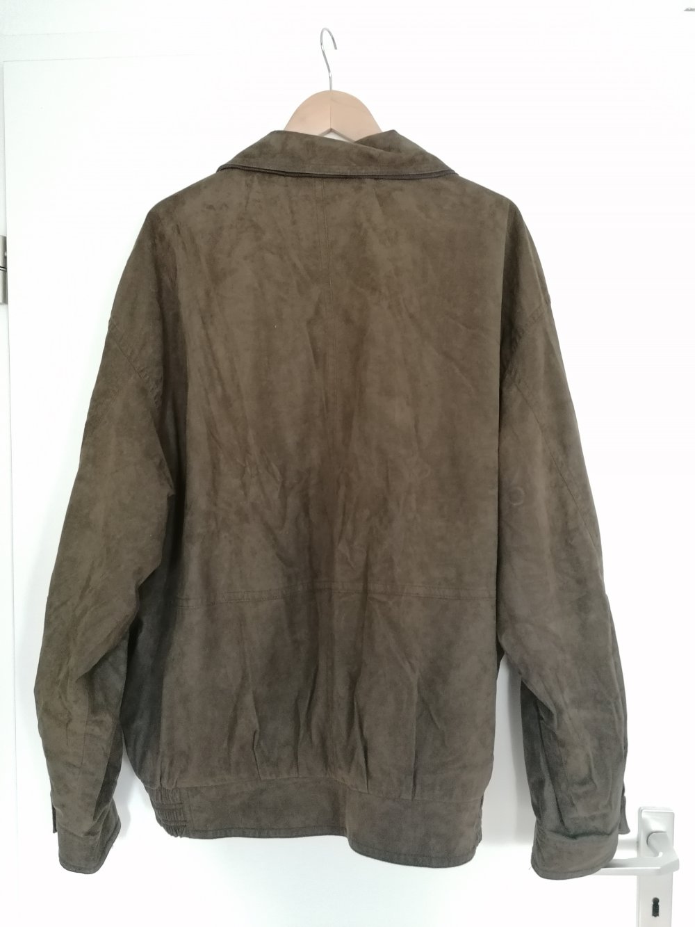 Jacke Herrenjacke braun in wildlederoptik Amaretta soft Brandt Gr. 30