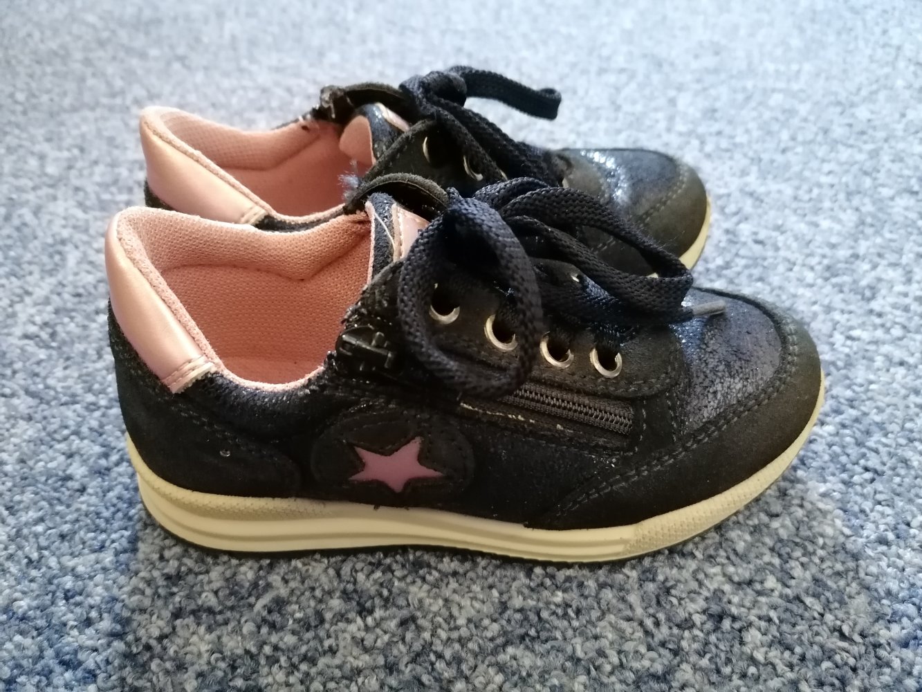 Turnschuhe Halbschuhe Bama Gr. 27 blau rosa