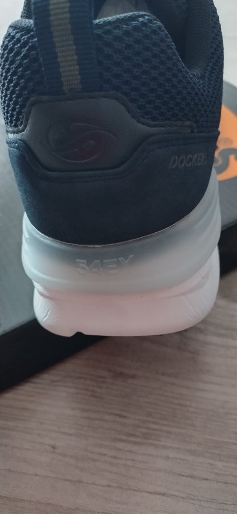 Neu! Sneaker von Dockers, blau - weiß, Gr. 41