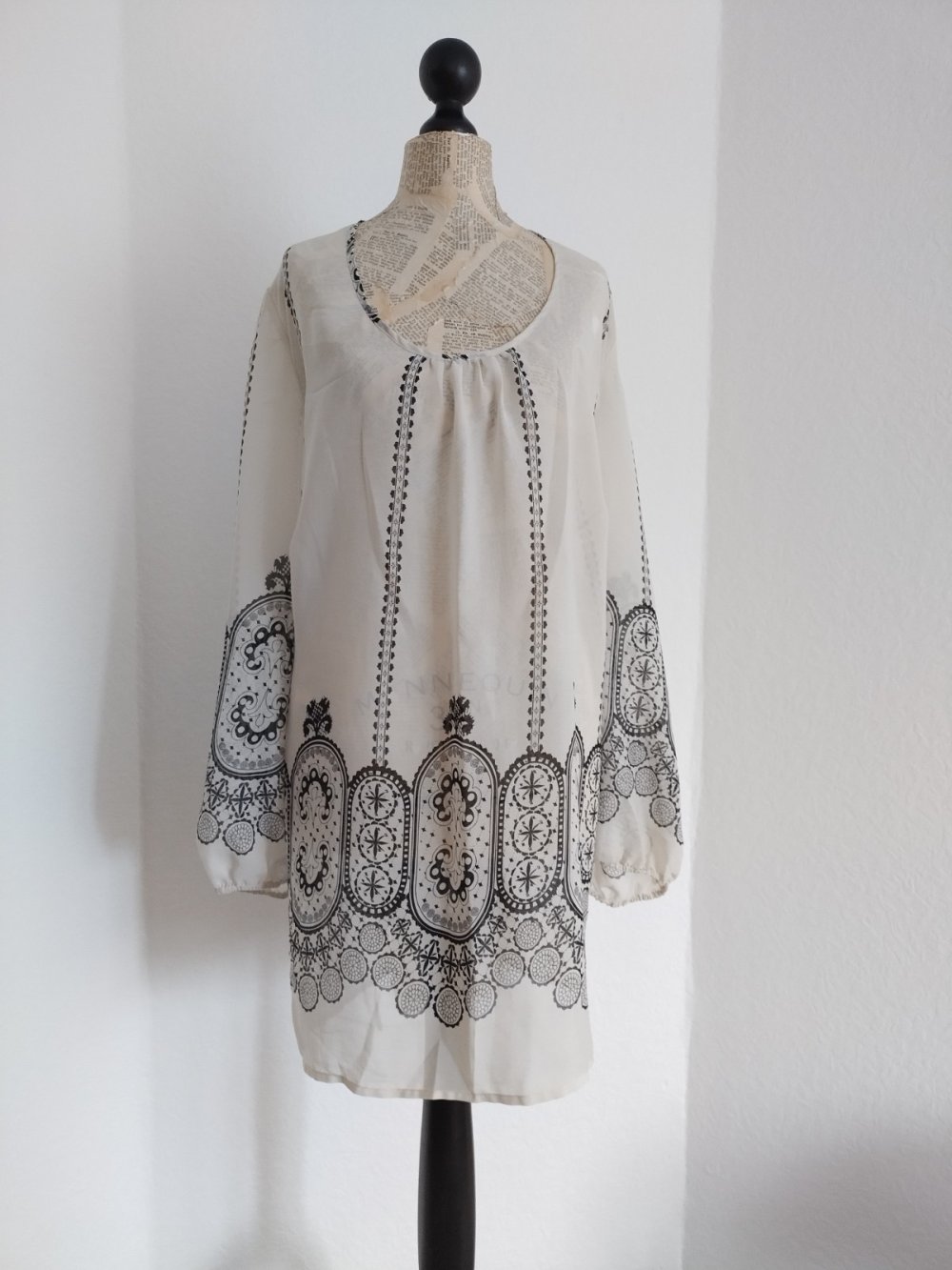 Tunika aus Chiffon , Größe 54