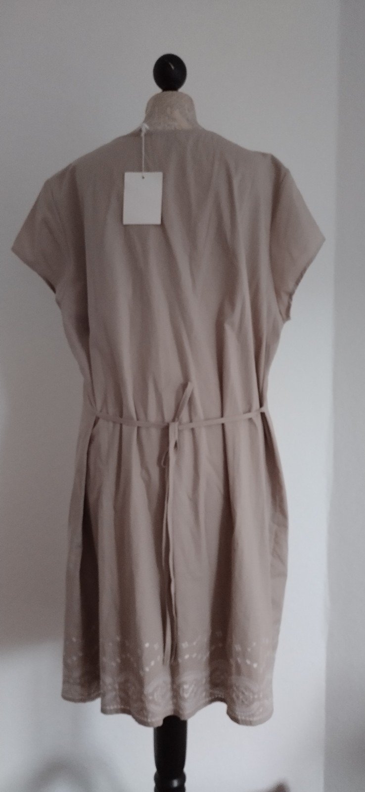 Neu! Boho Baumwollkleid Gr. 48 mit Stickerei