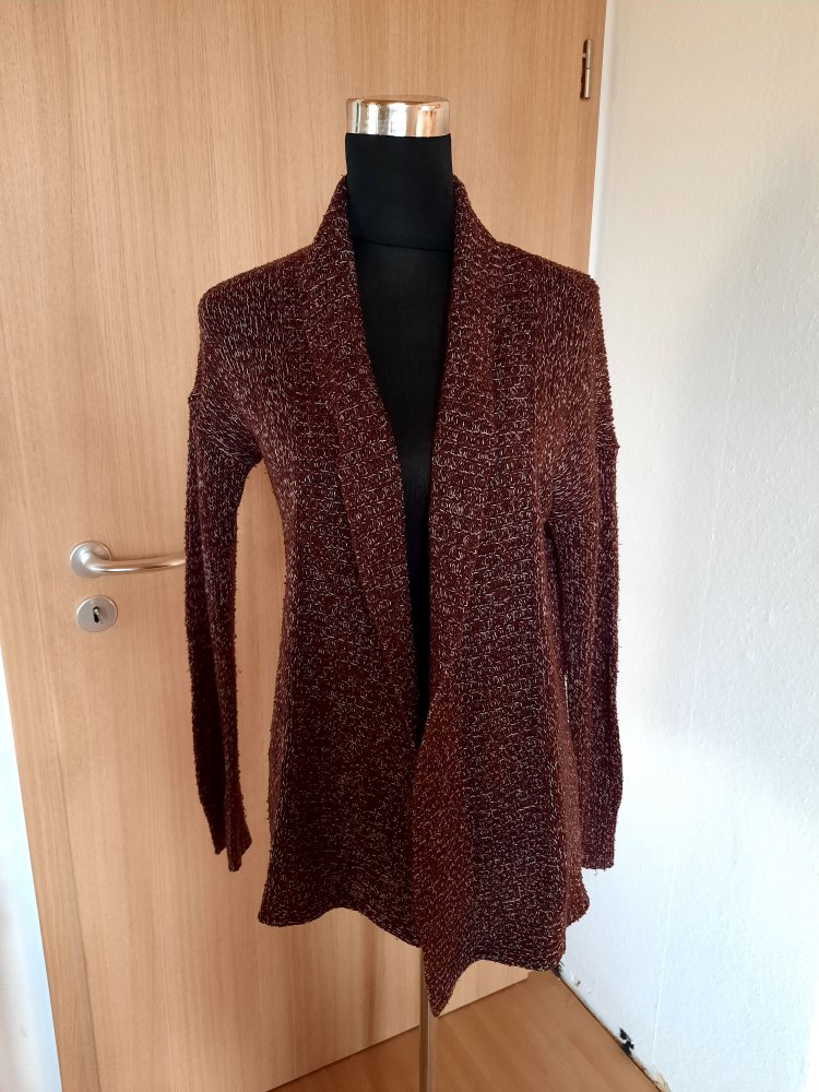 Strickjacke Bordeauxrot