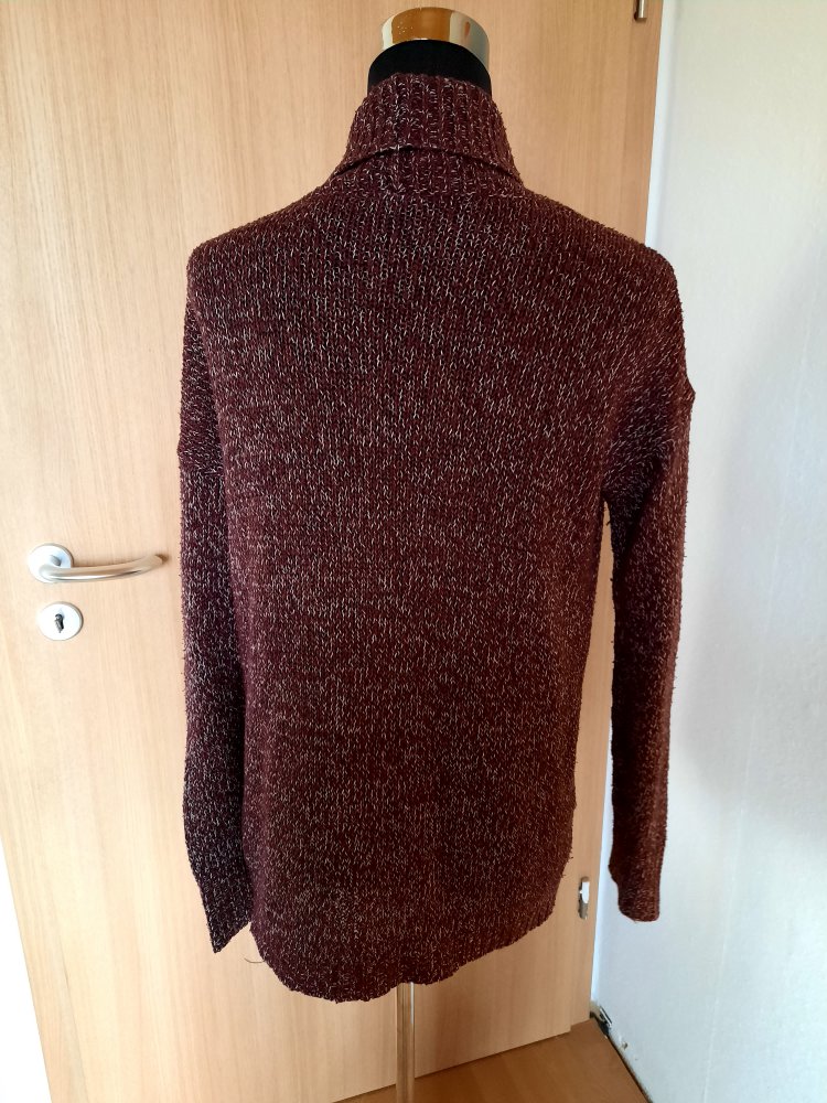 Strickjacke Bordeauxrot
