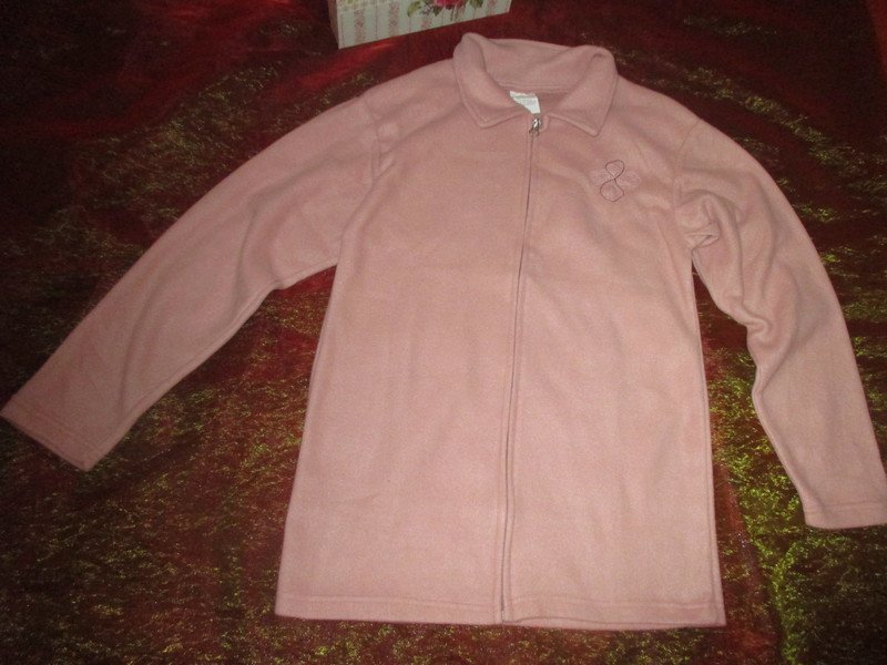 NEU * Kuschelig * Fleecé * Wohlfühl * Reißverschluss * Zipper * Jacke * Cardigan * Gr. 36- 38/ S * rosequarz * rosé *