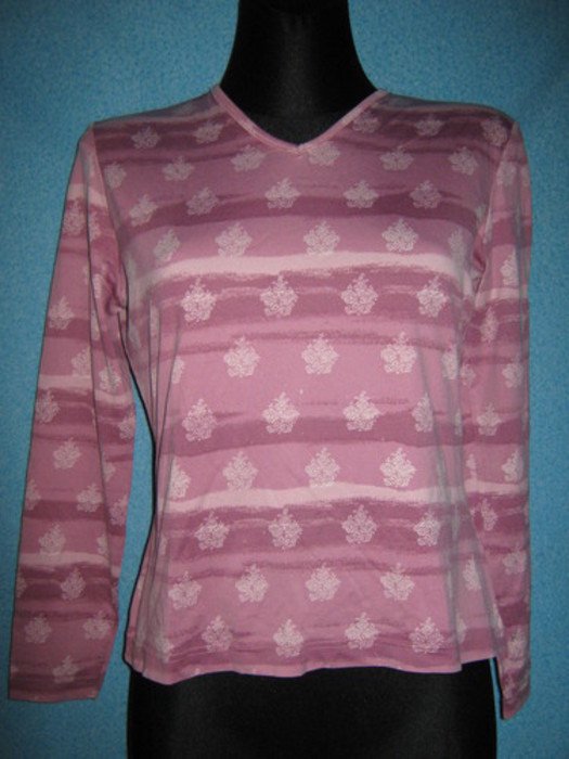 NEU * Seidig * edel * Blüten * Flower- Power * Bodycon * Longsleeve * Langarm * T- Shirt 