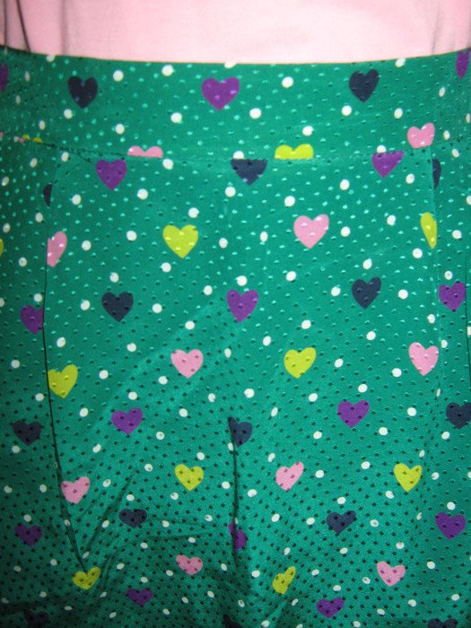 NEU * Original * 80er Jahre * VINTAGE * 100% Seide * High- Waist * Rock 