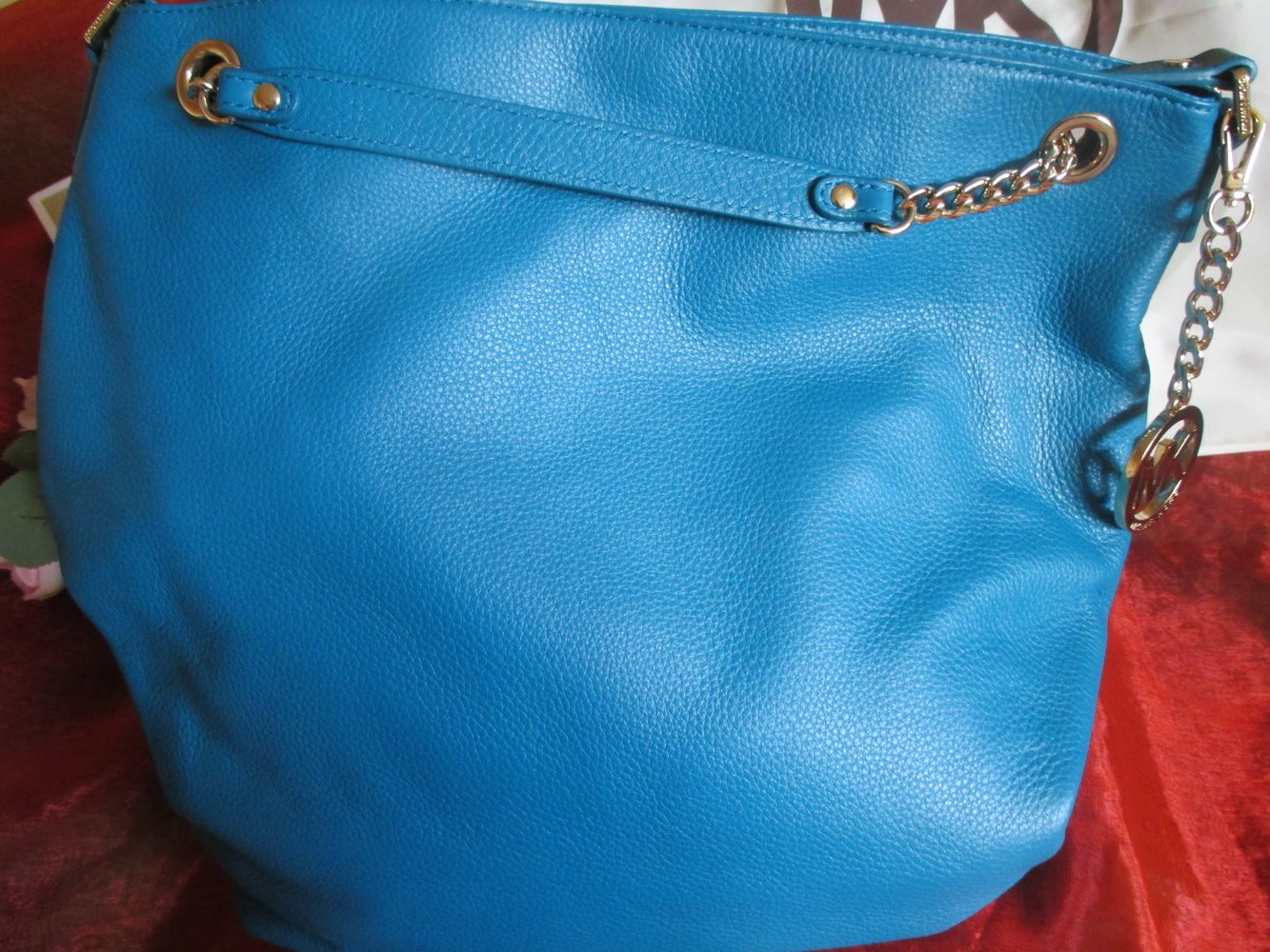 NEU und unbenutzt * Echt Leder * Beutel * Umhänge * Hand * Shopper * TASCHE * Tote * Bag mit Staubbeutel * Dust Bag 