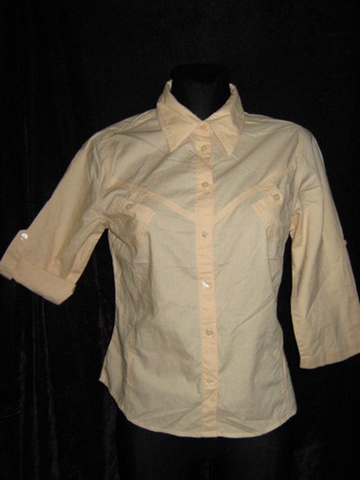 NEU * Ausgefallen * umwandelbare * Kurz- Dreiviertel- Arm * Hemd- Bluse 