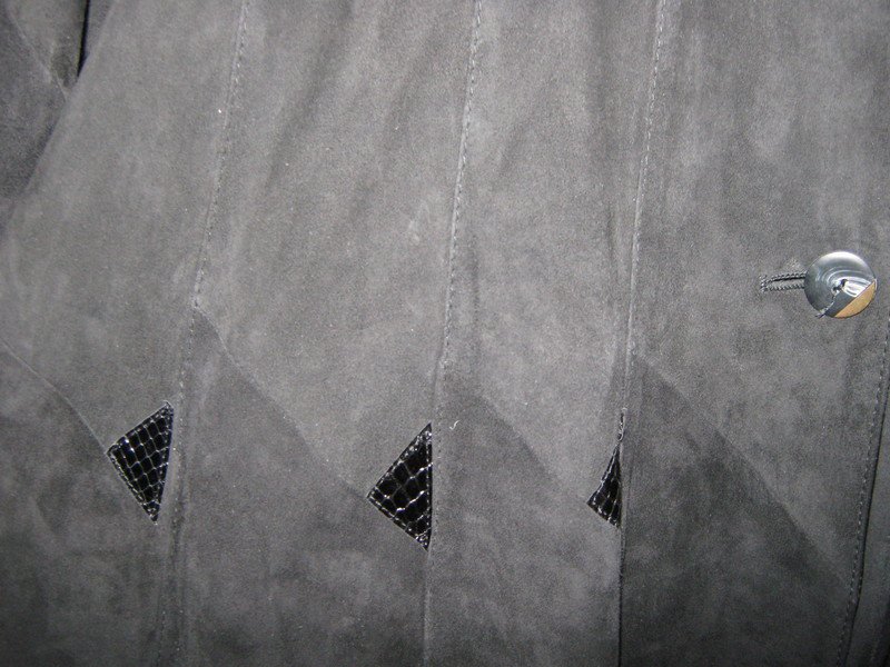 NEUw * Edel * ausgefallen * Original Granny VINTAGE * Boho * Echt- Leder * Mantel 